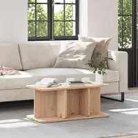 vidaXL Table basse pratique Nature 80 x 39,5 x 33,5 cm Pin massif - Tables basses ,design Möbel 8961196 1parcel