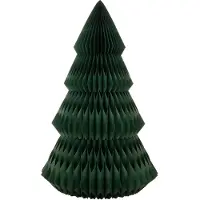 Mica Decorations Sapin de Noël décoratif - H212 x Ø120 cm - Papier -Mix - Vert