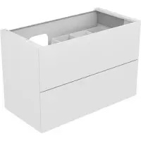 Keuco EDITION 11 Meuble sous-lavabo pour lavabos encastrables, 2 tiroirs à casseroles, position du lavabo à gauche, 1050x700x535mm, 31255280000