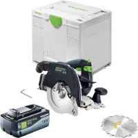 Festool HKC 55 KEB-Basic Scie circulaire portative sans fil 18 V 160 mm Brushless + 1x batterie 8,0 Ah + Systainer - sans chargeur