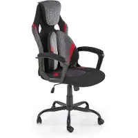 Halmar Fauteuil de bureau JENSEN noir / frêne / orange