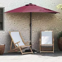 Prolenta Parasol de jardin exclusif - Dimensions : 294 x 150 x 224 cm - Matériaux : polyester et acier