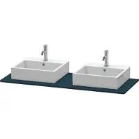 Duravit Console XSquare, 2 découpes, 1400x16x550mm, XS063GB9898