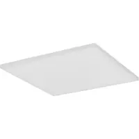 Osram Planon Frameless luminaire panel sans cadre en blanc avec la technologie LED avancée, 40 W, forme carrée (600 x 600 mm), couleur de lumière blanc chaud à 3000 K, boîtier en aluminium