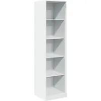 Syfax Garde-robe Blanc 50x50x200 cm Bois d'ingénierie