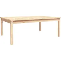 vidaXL Table de jardin 121x82,5x45 cm Pin massif