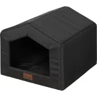 Doggy Niche d'intérieur pour chiens avec coussin -55x59 cm- Niche souple en tissu Oxford, imperméable, légère & compacte |