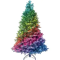 Evergreen Coloris sapin de Noël artificiel avec éclairage 180 cm