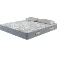 Dmora Weston - Matelas Simple, 200x90x25h cm Blanc, Cadre Compat. 90x200 cm