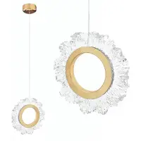 Toolight Lampe Suspendue Lhj102-1Cp Gold