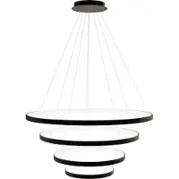 Toolight Lampe Suspendue Lhj014-Cp4 Black Black