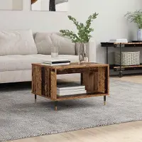 Prolenta Maison Exclusive - Table basse en bois ancien 60 x 50 x 40 cm Matériau dérivé du bois