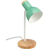 Luxus Europe - Lampe de bureau Romy, vert antique - Lampe de lecture - Lampe de bureau