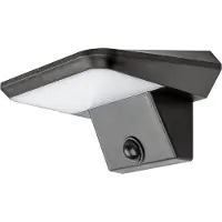 Rabalux Black façade luminaire solaire à LED avec détecteur de mouvement Qesa 10W IP44 77005