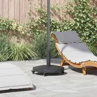 Prolenta Maison Exclusive - Support pour parasol gris foncé 48 x 48 x 32 cm
