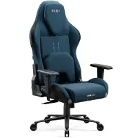 Diablo Chairs Diablo X.One Prime Gaming Chair Chaise de bureau avec fonction de refroidissement, taille normale, couleur bleue