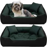 AIO Factory Lit pour chien ECCO 115x95 cm imperméable vert