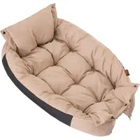 HOBBYDOG Lit pour chien 2in1 "Twice" -95x63cm- Canapé & matelas multifonctionnel, pliable, imperméable, antidérapant, pour chiens & chats | PillowPrim
