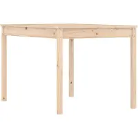 vidaXL Table de jardin 121x82,5x76 cm Pin massif