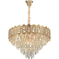 Toolight Lampe Suspendue Cristal G049-cp 60cm