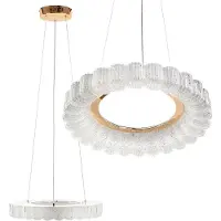Toolight Lampe Suspendue Led Ms018-CP 40cm Rose Gold