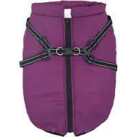 vidaXL Manteau pour chien, couleur violet, taille L, en polaire et polyester