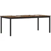 Syfax Table de salle à manger / Table de repas 200 x 100 x 75 cm