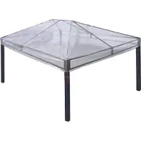 Syfax Remplacement de housse de gazebo Transparent 400 x 300 x 32 cm