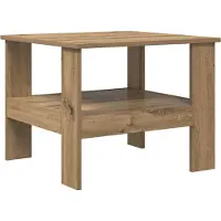 vidaXL Table basse en chêne Artisan 57 x 55 x 45 cm Bois composite