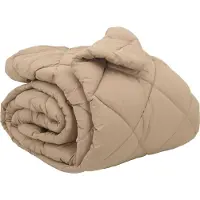 vidaXL Couette d'hiver taupe 240 x 260 cm microfibre