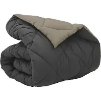 vidaXL - Couverture d'hiver 155 x 220 cm, 450 g/m², gris clair et anthracite