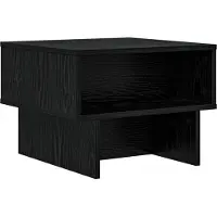 Syfax Table basse Chêne noir 48 x 46 x 35 cm Bois d'ingénierie