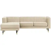SLF24 Grand canapé d’angle gauche Slender-Velluto 2