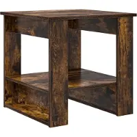vidaXL Table basse Chêne fumé 51 x 50 x 50 cm Bois composite