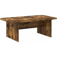 Syfax Table basse Chêne fumé 93 x 53 x 33 cm Bois d'ingénierie