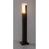 Rabalux Lumière de jardin LED noire Darvas 7W IP54 60cm CCT 77128