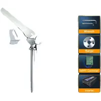 OEM Turbine horizontale, puissance 10KWh, faible niveau sonore, système off-grid, 2000W, 24V