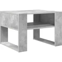 Syfax Table basse Gris béton 66 x 53 x 45 cm Bois d'ingénierie