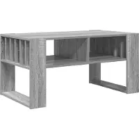 Syfax Table basse Gris Sonoma 92 x 49,5 x 45 cm Bois d'ingénierie