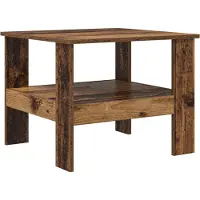 vidaXL Table basse en vieux bois 57 x 55 x 45 cm Bois composite