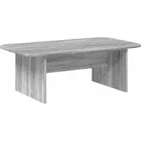 vidaXL Table basse Sonoma gris, 93 x 53 x 33 cm, en panneaux de particules