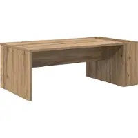 Syfax Table basse Chêne artisanal 95 x 50 x 34 cm Bois d'ingénierie