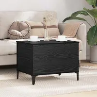 Prolenta Maison Exclusive - Table basse aspect chêne noir 60 x 44,5 x 45 cm Matériau dérivé du bois