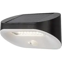 Rabalux 77006 Lampe solaire Brezno, 3,2 W, 4000 K, 145 lm, noir et blanc, blanc neutre, 16 cm