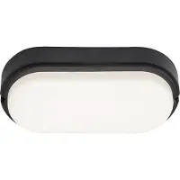 Rabalux Plafond extérieur moderne LED 15W Hort noir 7409