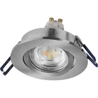 Osram Smart Matter LED Spot GU10 RGBW Flexible Nickel satiné, 4,7 W Maison intelligente, aluminium,via application Changement de couleur