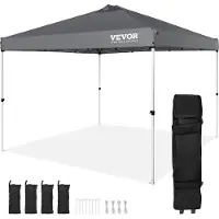 Merkloos KOSMOS - Tente de réception pop-up - Tente de réception pliable - Tente pliable - 3x3 m - Gris
