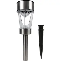 BC-Agentur Copie de lampe solaire LED rotative, diamètre 8 cm, hauteur 37 cm, référence #1
