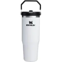 Stanley Gourde isotherme Iceflow Flip Straw Chalk – 890 ml, blanche