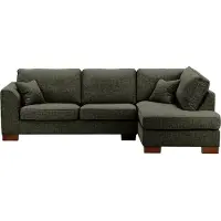 Wintech Canapé d'angle droit Avos avec fonction lit-Vitolini 097-1714-dark oak